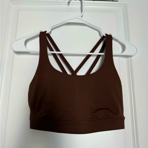 Lululemon Java Energy Bra Medium Support, B-D Cups